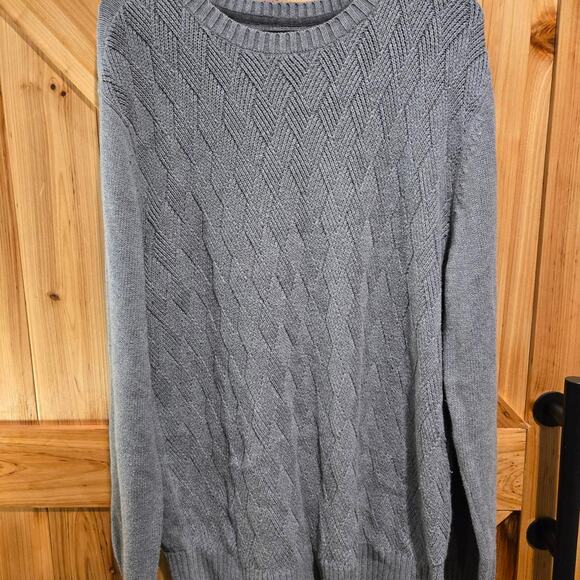 St. Johns Bay Grey Sweater Mens Large - Picture 1 of 7